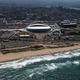 The Moses Mabhida Stadium in Durban, South Africa
